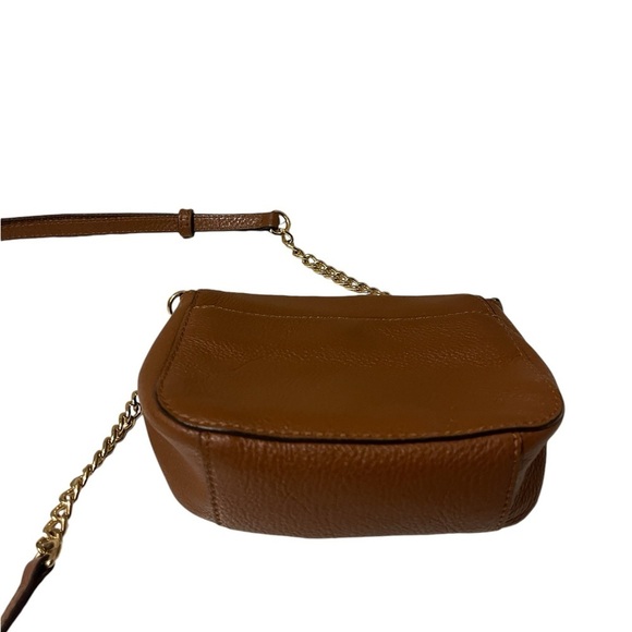 MICHAEL Michael Kors Small Pebbled Leather Crossbody Bag Purse with chain straps - Picture 5 of 14